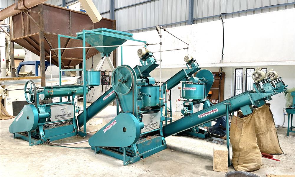 12~14 TPD AUTOMATIC GROUDNUT OIL MILL PLANT | 4 EXPELLERS