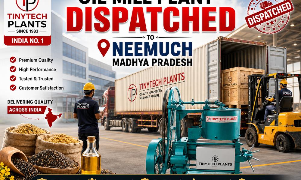 Commercial Oil Mill Plant Dispatched to Neemuch, Madhya Pradesh