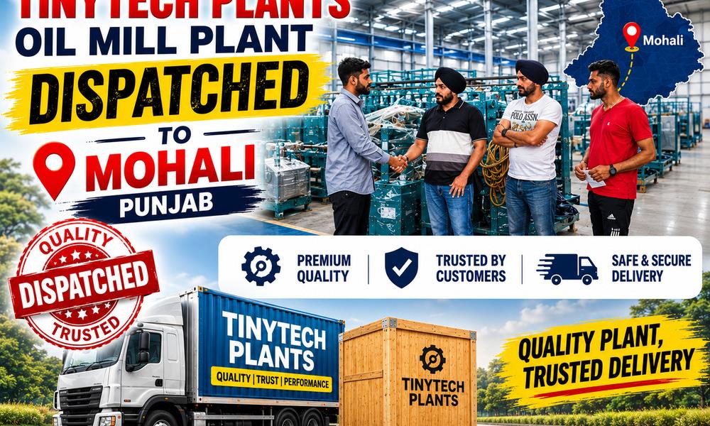 High Productivity Automatic Oil Mill Plant Dispatched to Mohali Punjab