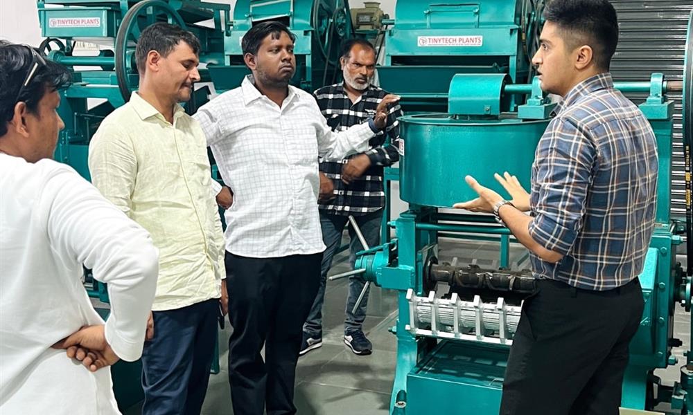 Welcoming customers to our factory showroom