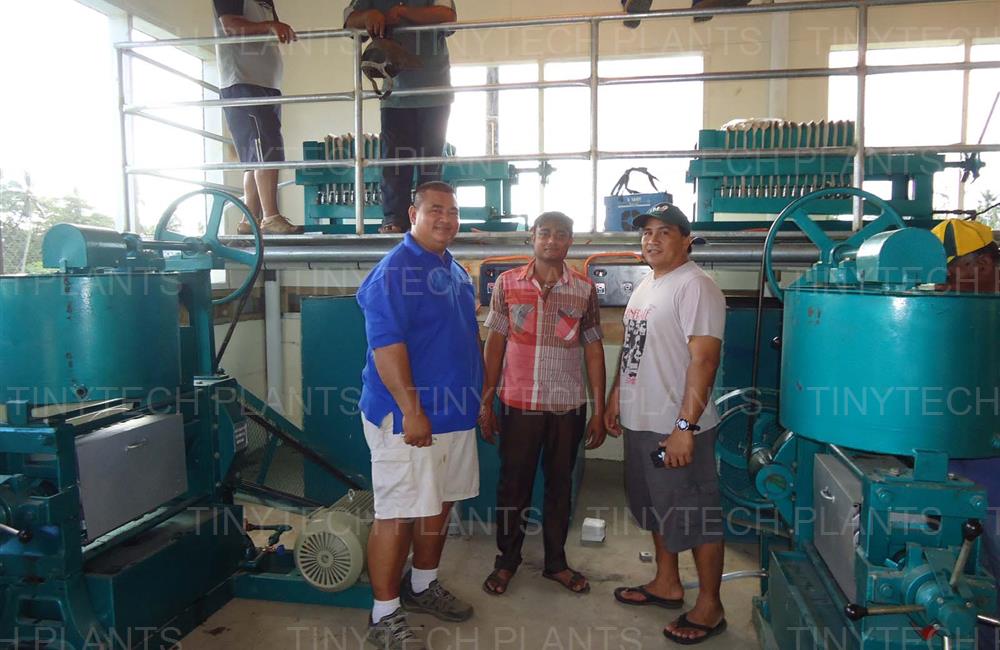 9 Tons Coconut Oil mill plant - SAMOA
